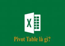 Hướng dẫn sử dụng Pivot Table trong Excel